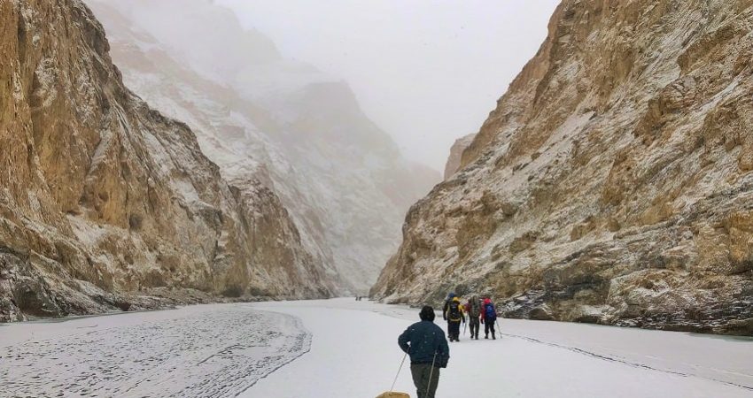 The Frozen River Trek in India Trekking on Frozen River India
