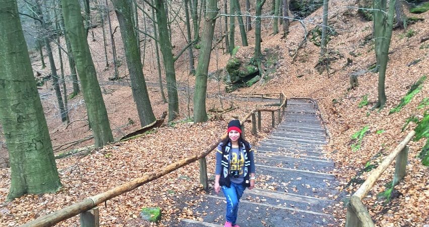 Hiking in Bastei, Germany Hiking in Bastei, Germany